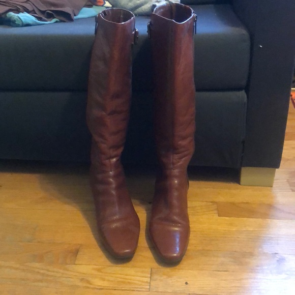 Bandolino Shoes - Leather brown below knee boots